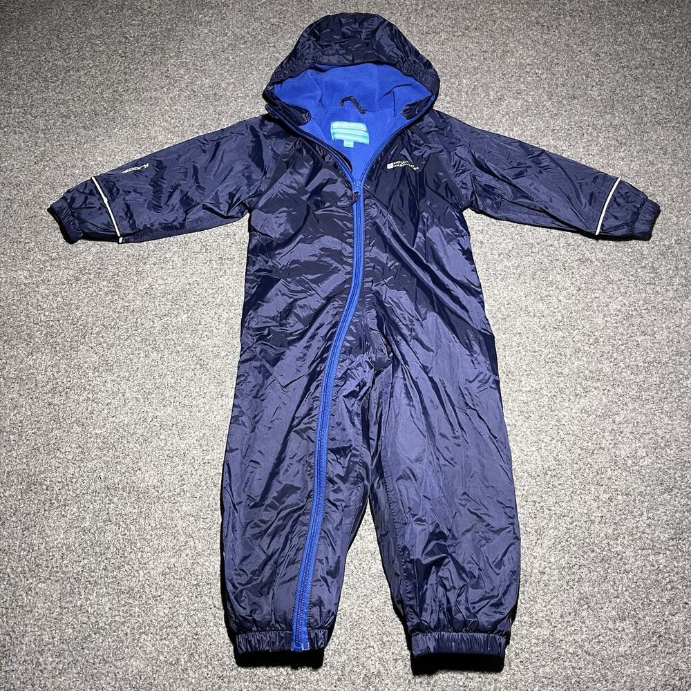 Mountain Warehouse Snowsuit Kids 36-48m Blue Isodry Hooded Winter Insulated